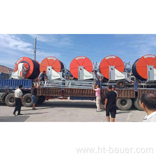 turbine driven hose reel irrigtion system